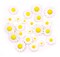 Pure Daisy Craft Embellishments White Floral Shank-Back & Flat-Back Buttons 24pcs